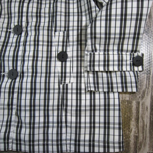 NBW, Black/White Plaid Wind/Water Resistant Jacket - Picture 4 of 5